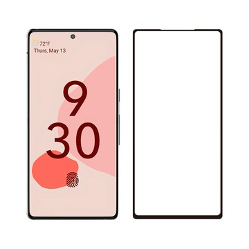 阿柴好物 Google Pixel 6 滿版全膠玻璃貼-紳士黑
