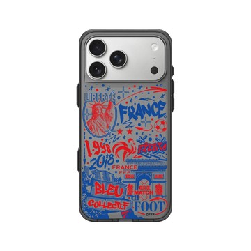 iPhone 17 Pro Max Clear (相機按鈕) 酷墨灰 - FFF - Bleu collectif