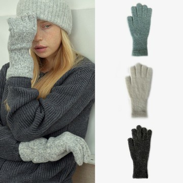 【巴黎精品】現貨+預購 針織手套保暖毛線手套造型防寒加絨加厚磅質感休閒生日禮物-羊毛混紡可觸屏6色a1ls2