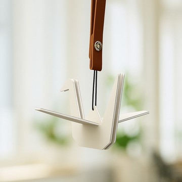 千紙鶴幽蘭聽雪香氛吊飾(白)