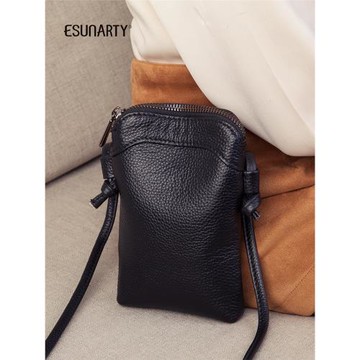 迷你小包包女斜挎手機包2025新款時尚真皮豎款女包可放手機單肩包