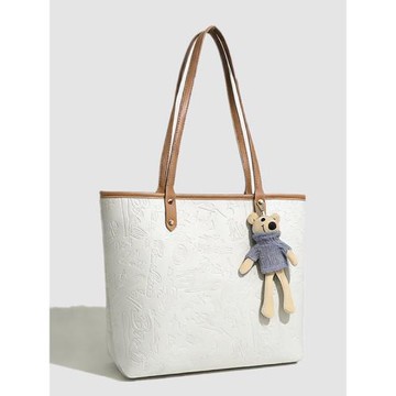 2026新款小眾設計感大包女電腦包百搭學生上課通勤單肩包包托特包