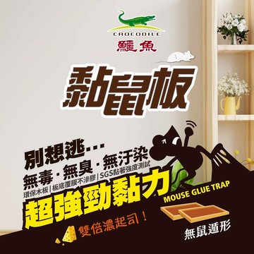 【鱷魚】別想逃粘鼠板-雙倍濃起司(大)(小) 官方直營 原廠 現貨