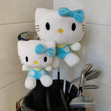 三麗鷗高爾夫球桿套一號木帽套毛絨球道木桿頭保護套高爾夫配件