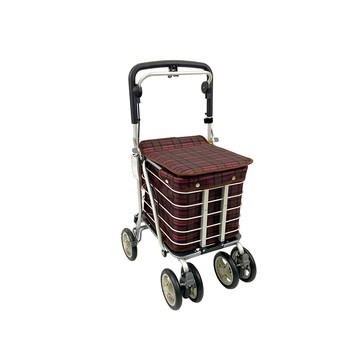樂購 【助步車】台灣製造 折疊無扶手 菜籃購物車