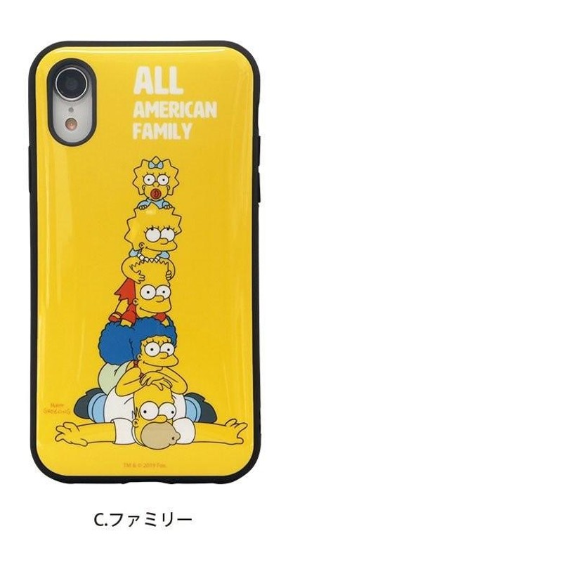 iPhoneXR ケース イーフィット IIIIfit シンプソンズ | LINEショッピング