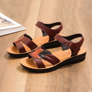 【LN】現+預 軟底防滑媽媽涼鞋(平底/休閒/女鞋)