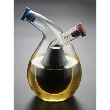 香油瓶小醋瓶裝廚房用品 玻璃防漏控油壺280ml醬油瓶 玻璃油壺罐