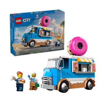 【LEGO 樂高】磚星球〡 60452 城市系列 甜甜圈車 Donut Truck