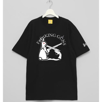 #FR2 聯名 Roarguns GUNS T-shirt 男女寬松個性短袖T恤潮