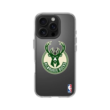 iPhone 16 Pro Clear 透明 - NBA - Logo-密爾瓦基公鹿 Milwaukee Bucks