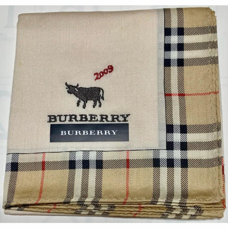 2枚組 バーバリー ハンカチ セット Burberry 大判ハンカチ F セット