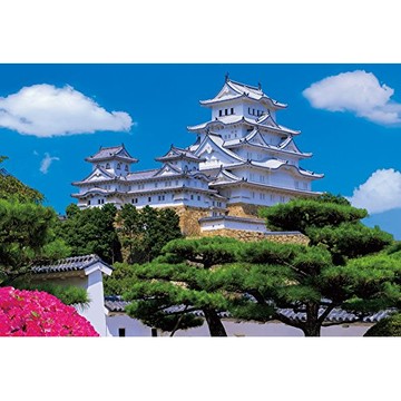 300-piece big decorate large screen jigsaw puzzle World Heritage Himeji Castle Large piece (49x72cm)