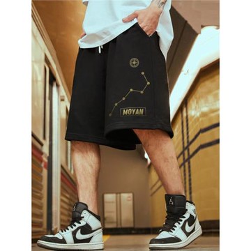 夏季寬松短褲男潮牌ins純棉運動褲加肥加大五分褲大碼褲子籃球褲