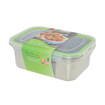 Dr.RIN 304不鏽鋼保鮮盒  1 個容器 + 1 個蓋子  1個
