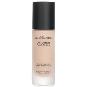 BareMinerals BareMinerals Original Pure Serum Radiant Natural Liquid Foundation Mineral SPF 20 粉底液 - # Fair Cool 1.5 30ml/1oz-粉底及蜜粉