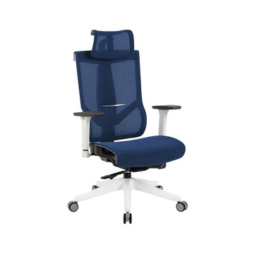 E-home Heller海勒高階底盤德國網人體工學電腦椅-兩色可選海軍藍