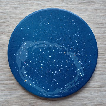 全天星圖陶瓷杯墊 (深藍)