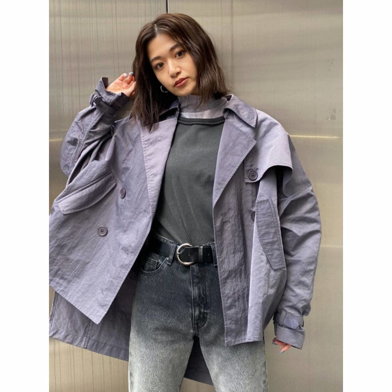 公式 Emoda エモダ バックロングワイドコート 通販 Lineポイント最大1 0 Get Lineショッピング