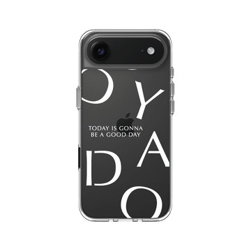 iPhone Air Clear Case（相機按鈕） 透明 - 好日曆 GOODAY (星期安有限公司) - 大好日子(白字款)