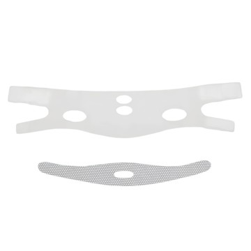 麥克健身 瘦臉帶-灰色 輕薄透氣款 2個  1組