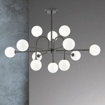 白玉玻璃半吸頂燈 F85-09-K1841