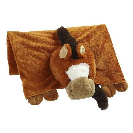 Pillow Pets The Original My Horse Blanket (Chestnut Brown) 並行輸入品