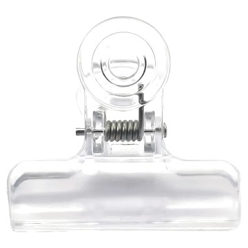 小麥購物 透明長尾夾 G771 7g  50mm  20個  1組