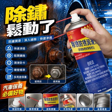 🎆隔日達🎆除鏽劑【大容量450ML】金屬除鏽劑 防鏽潤滑油劑 螺絲鬆動劑 金屬強力清潔劑 萬用除銹生鏽