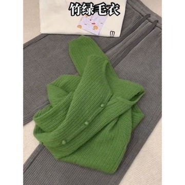 V領大牌冬季洋氣外穿羊絨毛衣