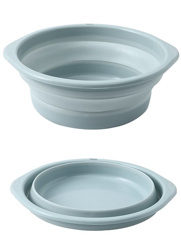 可折疊洗臉盆便攜式旅行多功能戶外家用嬰兒塑料洗腳折疊盆宿舍用