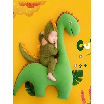 滿月嬰兒道具新生的兒拍照衣服龍年兒童攝影服裝影樓龍寶寶主題