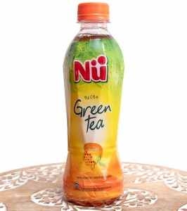 アジアの甘い緑茶 はちみつ入り NU Green Tea Honey 330ml   インドネシア お茶 アジアのドリンク アジアンドリンク Nu タイ 食品 食材