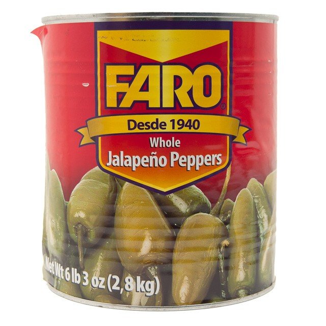 FARO ホールハラペーニョ缶 ケース販売 2800g×6