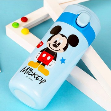 優貝選 迪士尼 直飲式兒童保溫水壺  1個  350ml  米奇 藍色