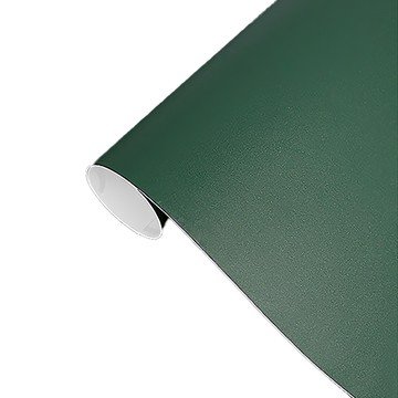 霧面純色 PVC材質 壁紙 (60*100cm/一份 60*200cm/兩份)  60 x 300cm  墨綠色