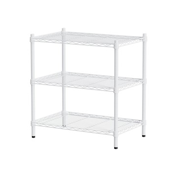 【dayneeds】輕型 70x45x75公分三層烤白波浪架