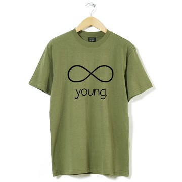 Forever Young infinity 中性短袖T恤 7色 (現貨) 永遠年輕文字英文字母潮T寬鬆班服團體服禮物