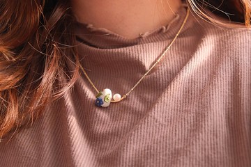 2024新春過年鈎針編織 手*淡水珍珠+雪兔