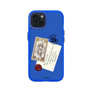 iPhone 15 Clear 激光藍 - 哈利波特 Harry Potter - 入學信封和車票
