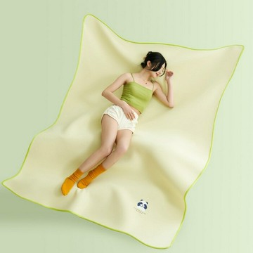 2025新款夏季涼席熊貓凍凍涼感席3D空氣感冰絲涼席 宿舍空調席子