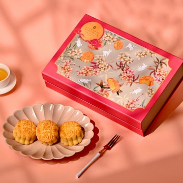 【台北遠東香格里拉】燕窩奶黃月餅8入禮盒(中秋月餅)