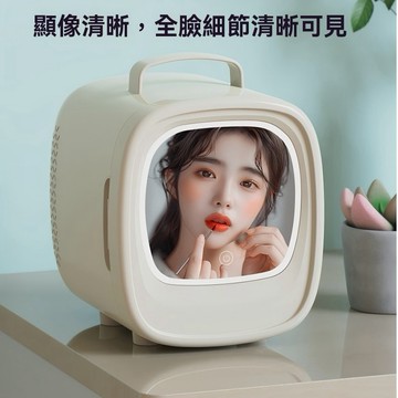 【新升級💖6L大容量】汽車美妝冰箱 迷你冰箱 家車兩用便攜冰箱 保鮮箱 冷熱兩用多功能保溫箱 車載移動冰箱 美妝收納冰箱