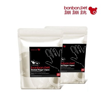 蹦蹦跳 | 口臭立除 潔牙指套 40入/包x2包