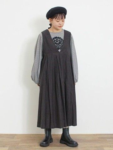 2WAY正反兩穿棉麻洋裝(FL43L0H0280) - Samansa Mos2