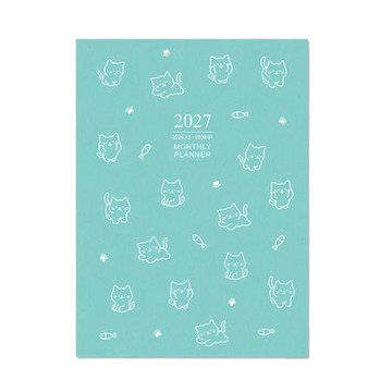 珠友Chuyu2027年16K月計劃筆記/貓戲/BC-60475-02