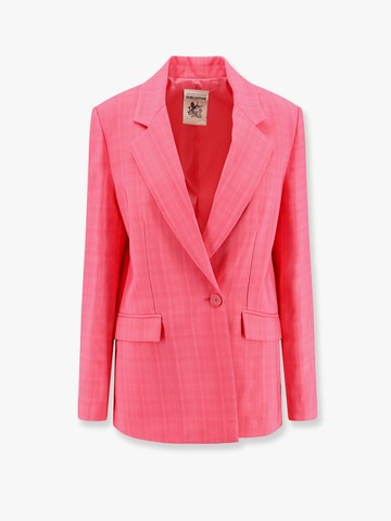 Viscose blazer with striped motif - SEMICOUTURE - gender_Woman