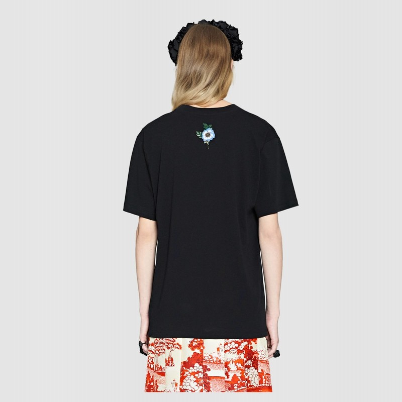 GUCCI ロゴ オーバーサイズ コットン Tシャツ 通販 LINEポイント最大
