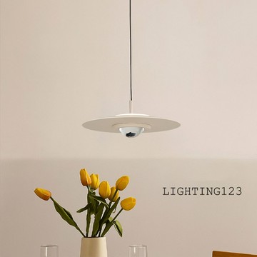 象牙白手掃調光 LED 10W 吊燈(可隨意升降)  E02-52-196-1