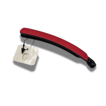 Complex Biz  拉丁麗人香蕉夾 低調素雅 紅色